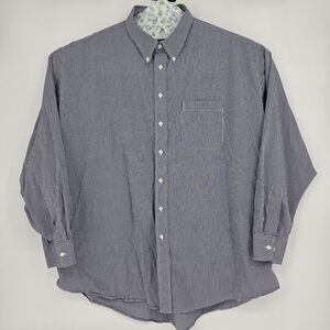 Vintage Gitman Bros Shirt Mens 4XT Checkered Oxford Cotton USA Button Down